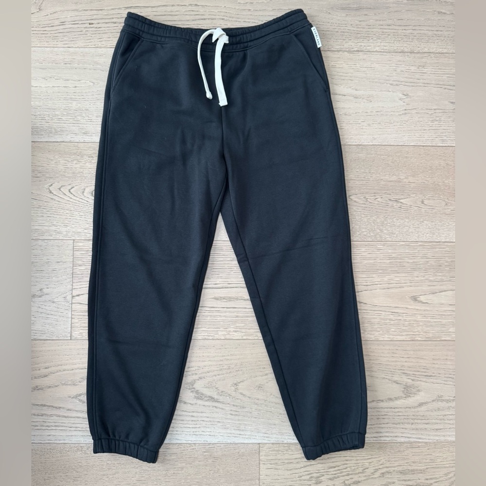 Everlane Men’s Black Fleece Sweatpants / Joggers – Size L – NWT